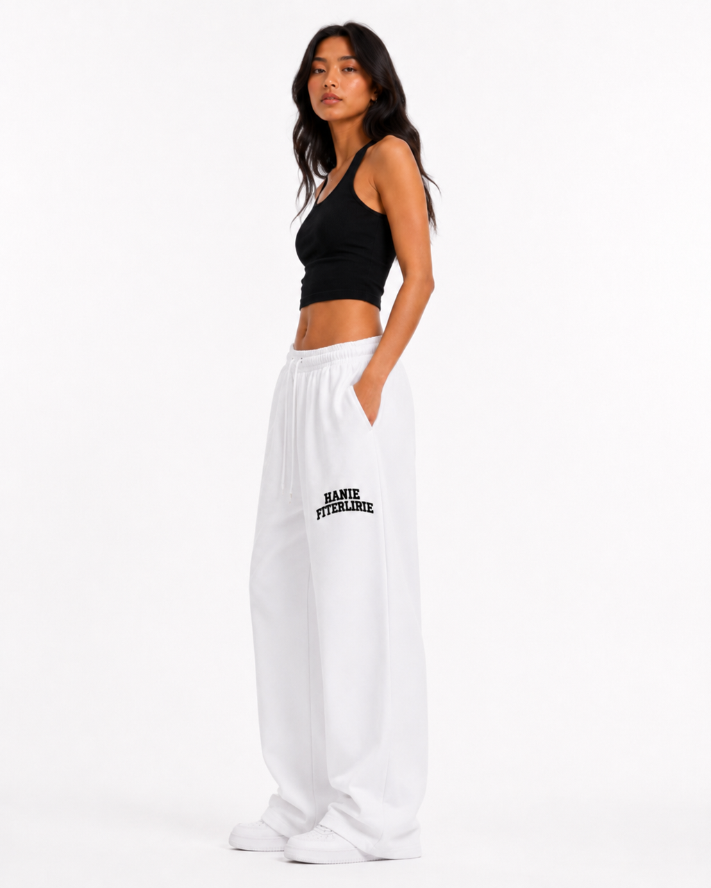 Heavyweight Wide Leg Panel Sweatpants