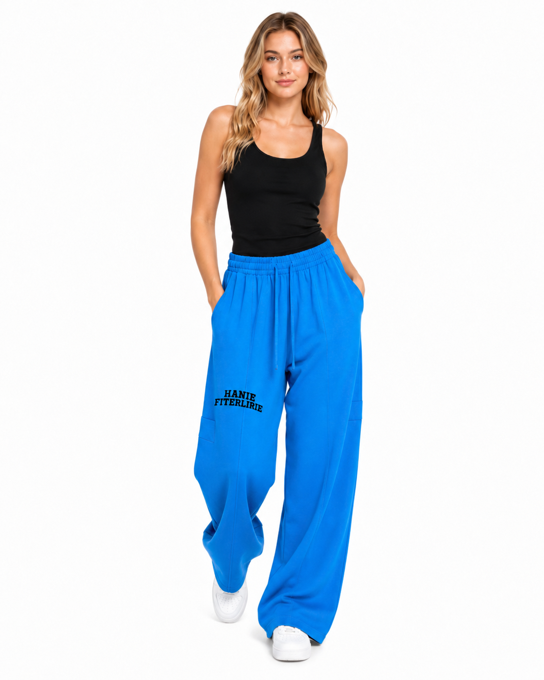 Heavyweight Wide Leg Panel Sweatpants