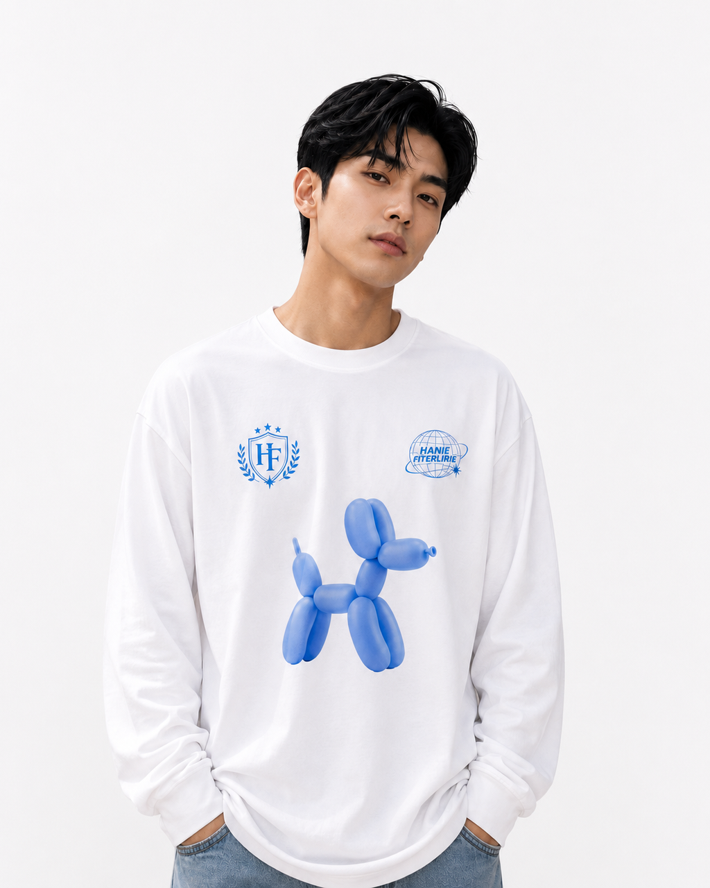 Balloons Pup Long Sleeve