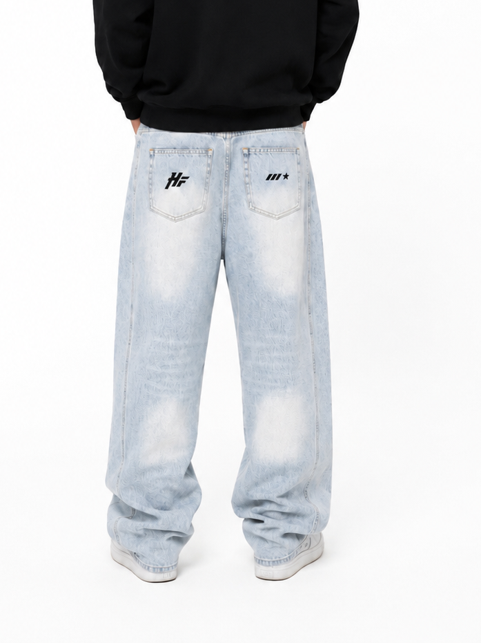 Men's Racing Barrel Leg Jeans